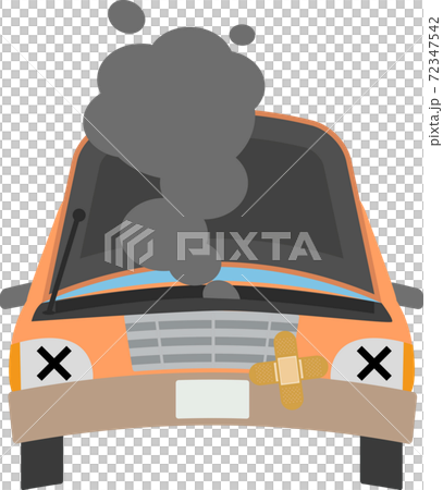 Image illustration of a broken car Image illustration of a broken car 72347542