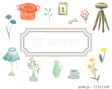 リビングにある小物のフレーム リビングにある小物のフレーム 72351190