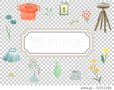 リビングにある小物のフレーム リビングにある小物のフレーム 72351190