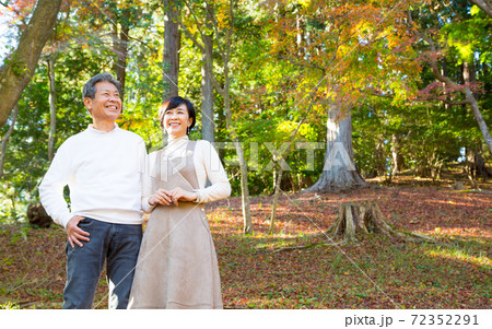 紅葉狩りを楽しむシニアミドル夫婦旅行 修善寺エリア編 紅葉狩りを楽しむシニアミドル夫婦旅行 修善寺エリア編 72352291