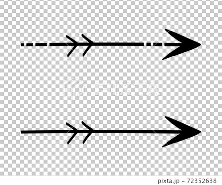 Hand lettering arrow - Stock Illustration [72352638] - PIXTA
