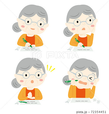 遺言書を書こう！祖母の気持ち 72354451