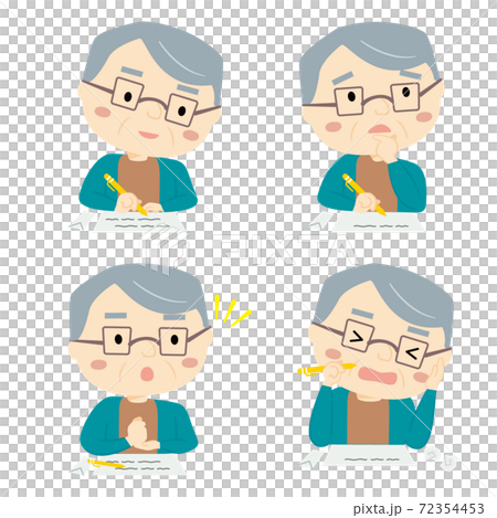 遺言書を書こう！おじいさんの気持ち 72354453