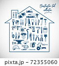 Construction tool collection. Icons set. 72355060