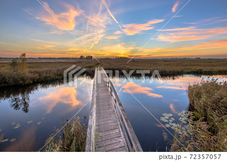 Wooden bridge for bicycles Wooden bridge for bicycles 72357057