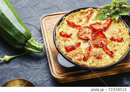 Zucchini vegetable casserole Zucchini vegetable casserole 72358515