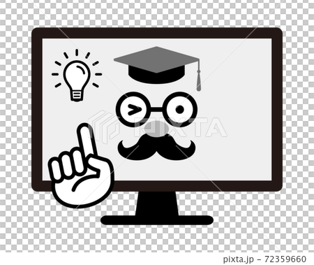オンライン大学　リモート授業 72359660