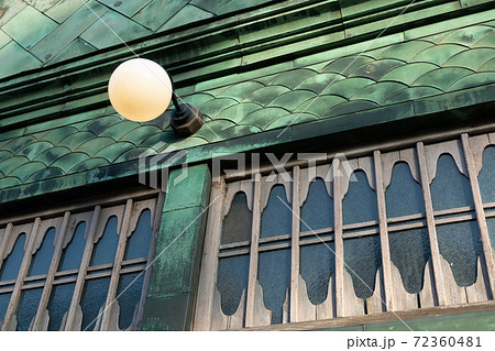 門、銅板屋根、昭和レトロ