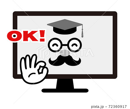 オンライン大学　リモート授業 72360917
