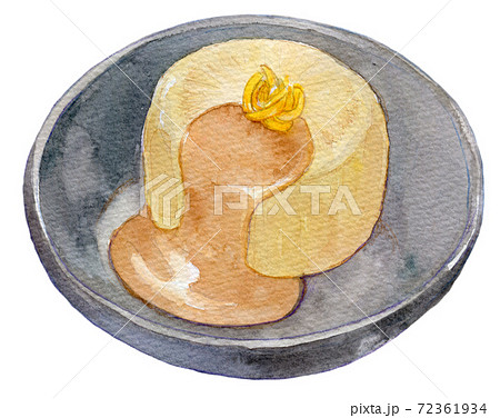 水彩イラスト　食品　ふろふき大根 72361934