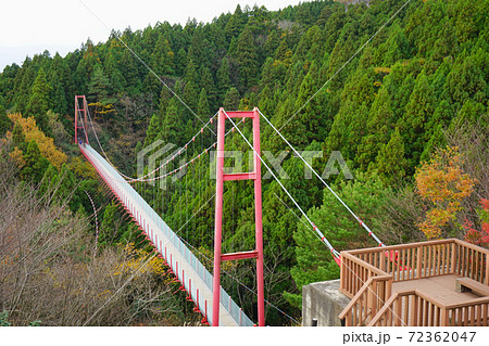 千眼堂吊り橋、燕市、新潟県、日本 72362047