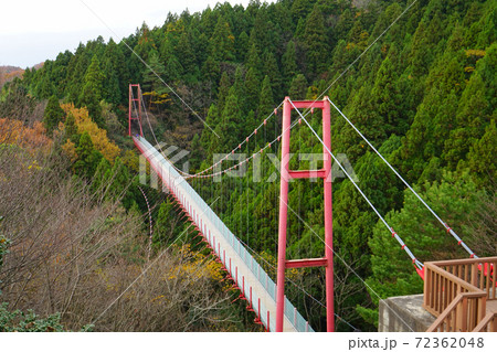 千眼堂吊り橋、燕市、新潟県、日本 72362048