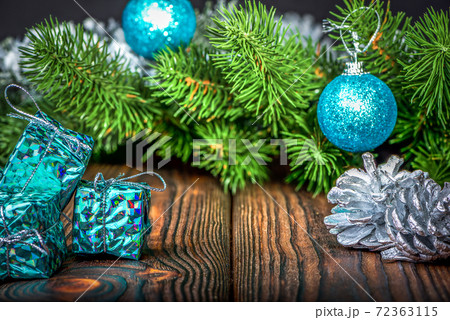 Blue Christmas decor Blue Christmas decor 72363115