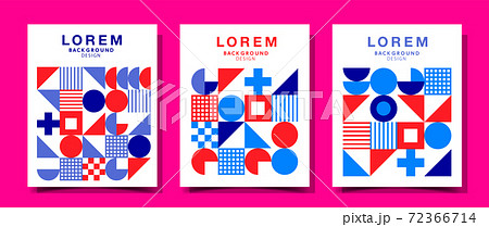 図形の組み合わせ デザイン 背景 テクスチャー アブストラクトのイラスト素材