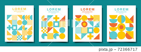 図形の組み合わせ デザイン 背景 テクスチャー アブストラクトのイラスト素材