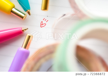 ハートのマークのメッセージ 72366872