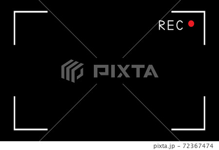 Recording video. Camera viewfinder. Recording video. Camera viewfinder. 72367474