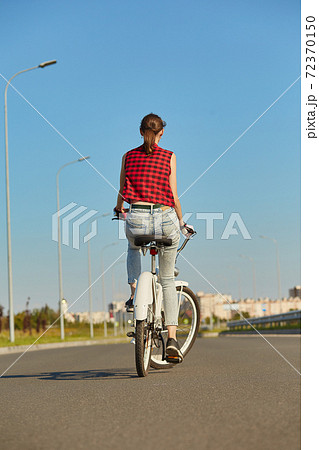 biker on road 72370150