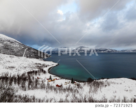Beach at Grotfjord, Kvaloya, Norway Beach at Grotfjord, Kvaloya, Norway 72371925