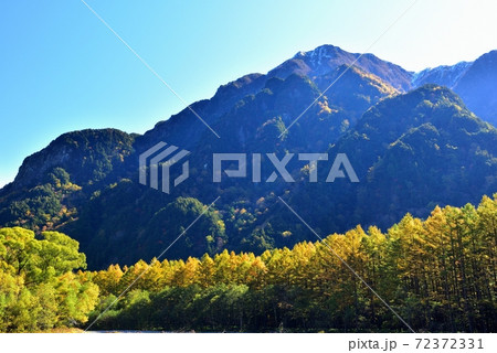 上高地の紅葉 72372331