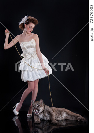 Young Bride With Young Puma 72376008