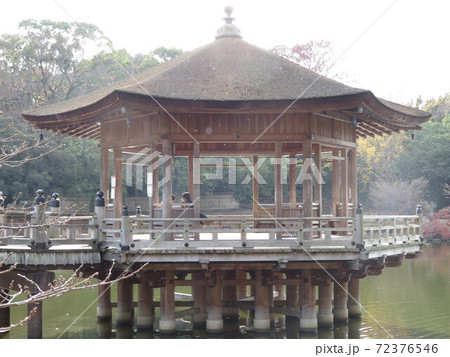 奈良公園　浮見堂 72376546