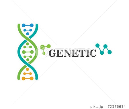 Dna genetic logo icon illustration Dna genetic logo icon illustration 72376654