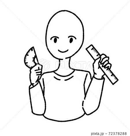 おまかせください　定規 72378288