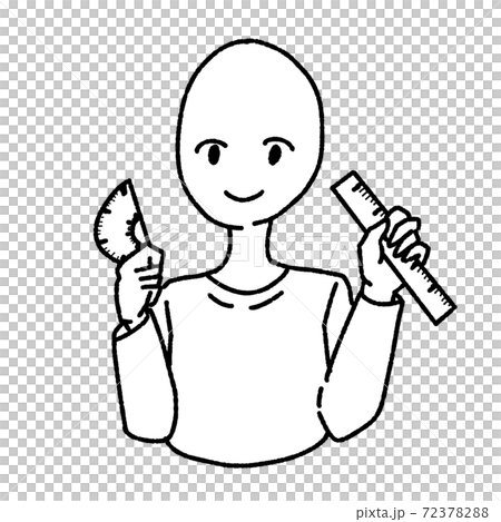 おまかせください　定規 72378288