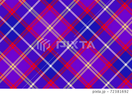 Abstract textile check plaid seamless pattern 72381692