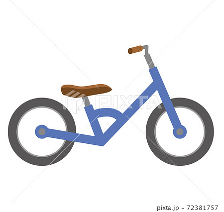 幼児用キックバイク_バランスバイクのイラスト自転車運動のイメージ 幼児用キックバイク_バランスバイクのイラスト自転車運動のイメージ 72381757