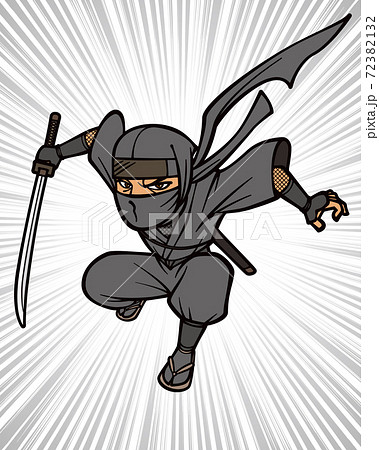 襲いかかる忍者 72382132