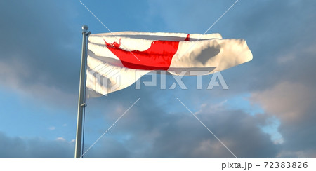3d rendering of the national flag of the Easter Island 72383826