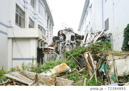 写真素材: 気仙沼市東日本大震災遺構·伝承館 2 72384893