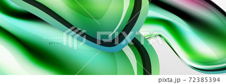 Vector abstract background, flowing liquid style bubble with metallic, color quicksilver chrome texture and color glow effects Vector abstract background, flowing liquid style bubble with metallic, color quicksilver chrome texture and color glow effects 72385394