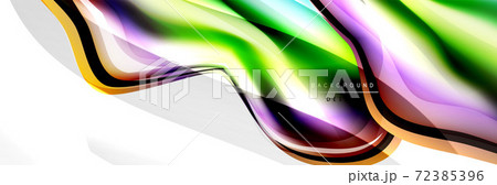 Vector abstract background, flowing liquid style bubble with metallic, color quicksilver chrome texture and color glow effects Vector abstract background, flowing liquid style bubble with metallic, color quicksilver chrome texture and color glow effects 72385396