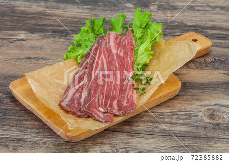 Raw Thick pork steak for cooking Raw Thick pork steak for cooking 72385882
