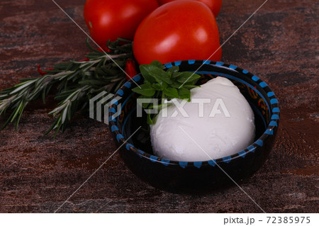 Italian Mozzarella cheese ball 72385975