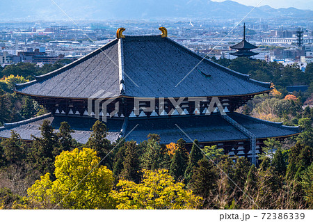 《奈良県》東大寺・奈良の街並み 72386339