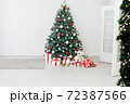 Christmas tree New Year holiday gifts decor 72387566