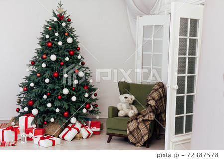 Christmas tree New Year holiday gifts decor 72387578