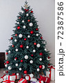 Christmas tree New Year holiday gifts decor 72387586