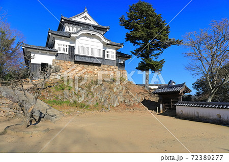 【岡山県】快晴下の備中松山城 72389277
