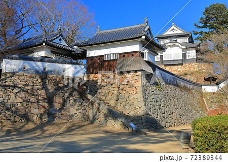 【岡山県】快晴下の備中松山城 72389344