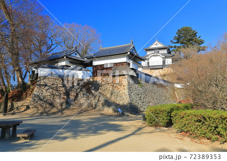 【岡山県】快晴下の備中松山城 72389353