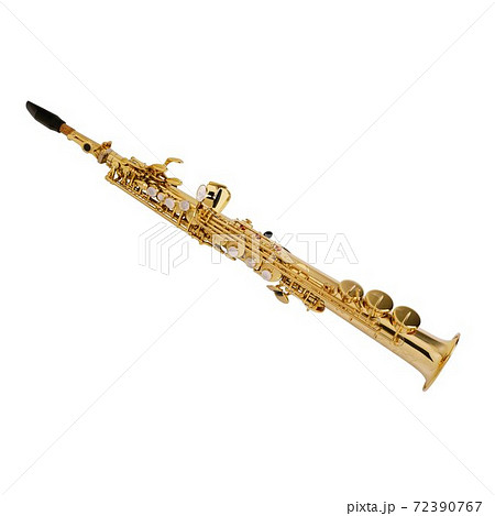 Clarinet isolated on a white background 72390767