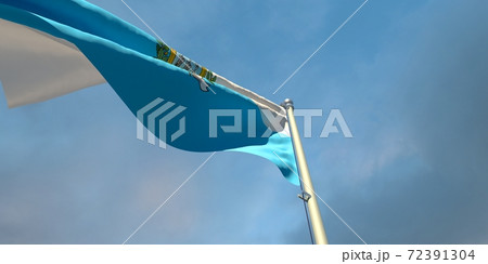 3d rendering of the national flag of the San Marino 3d rendering of the national flag of the San Marino 72391304