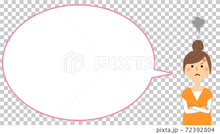 Angry pregnant woman balloon Angry pregnant woman balloon 72392804