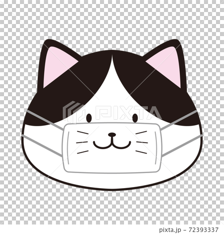 Cat with a design mask - Stock Illustration [72393337] - PIXTA