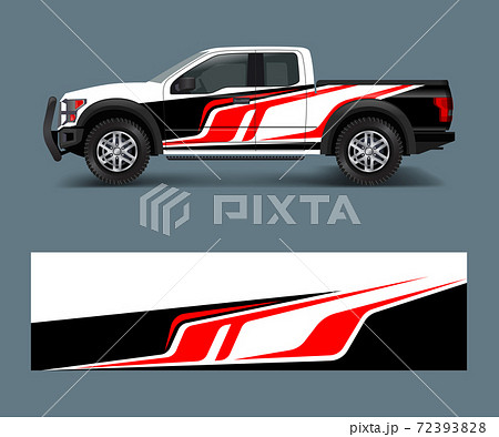 Racing background for vinyl wrap and decal for truck and vehicle Graphic vector 72393828